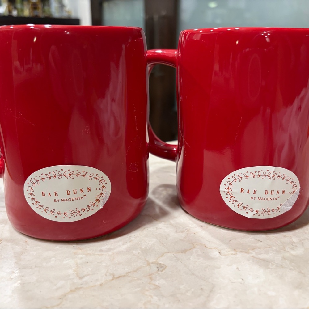 *NEW* Rae Dunn Holiday Mug Set (Merry & Bright) - Picture 2 of 5